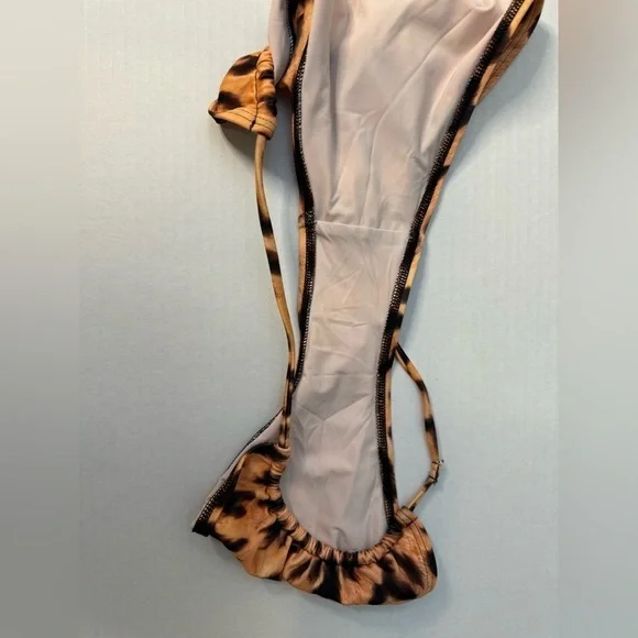 We Are HAH Never Worn Animal Print High Raise Ultra Cheeky Bikini Bottom Large - Picture 8 of 8
